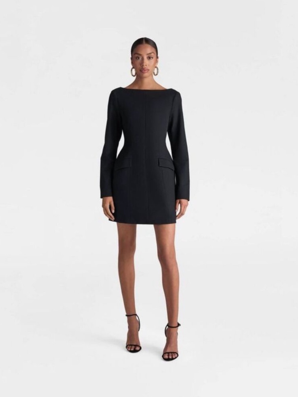 KBB by Kahlana Black The Boatneck Mini Dress